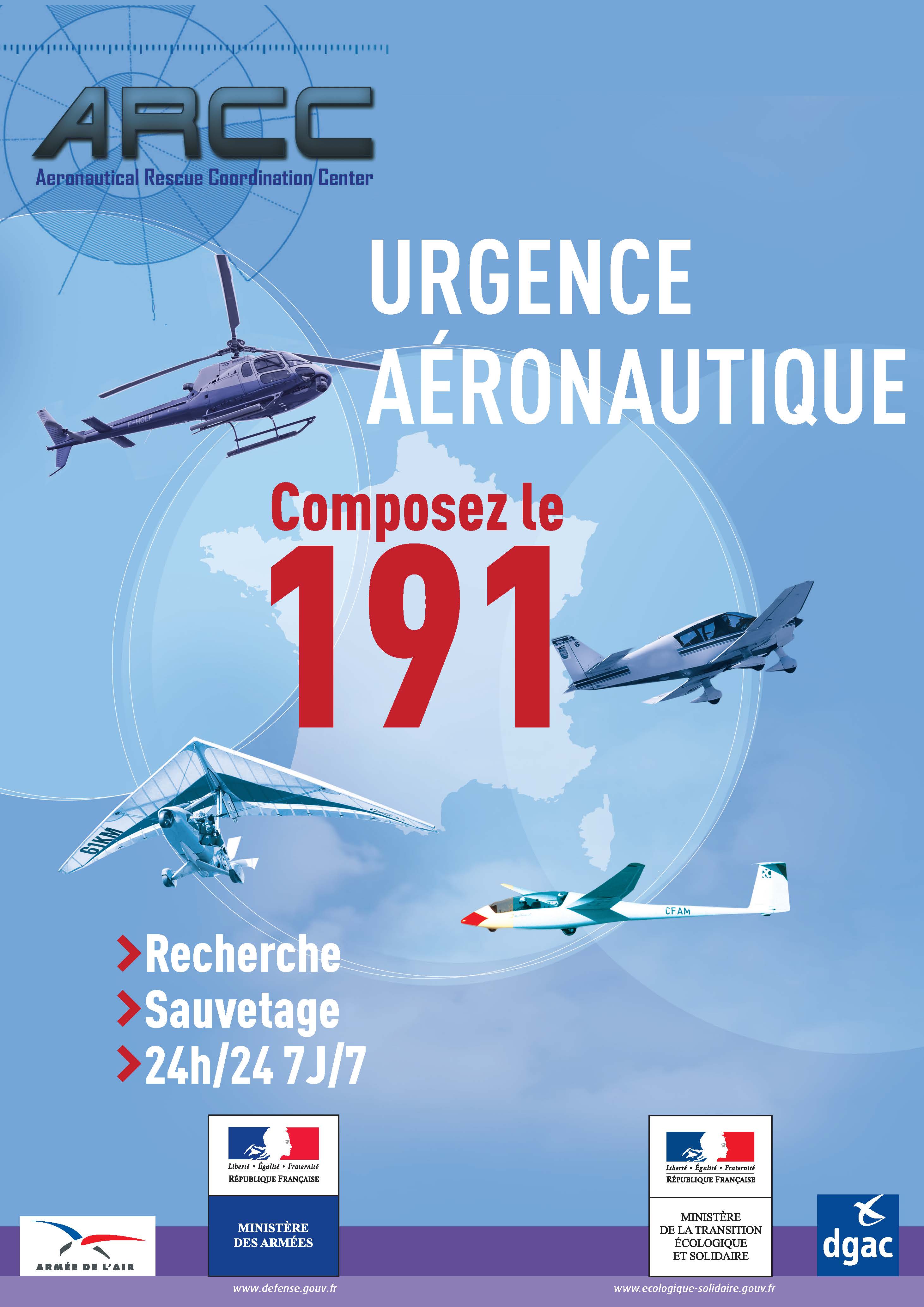 191: the aeronautical emergency number